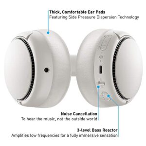Panasonic RB-M700B Deep Bass Wireless Bluetooth Immersive Headphones with XBS DEEP, Bass Reactor and Noise Cancelling (Sand Beige)