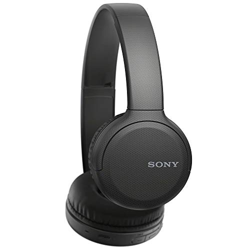 Sony WH-CH510 Wireless On-Ear Headphones (Black) Bundle with USB Bluetooth Dongle Adapter (2 Items)