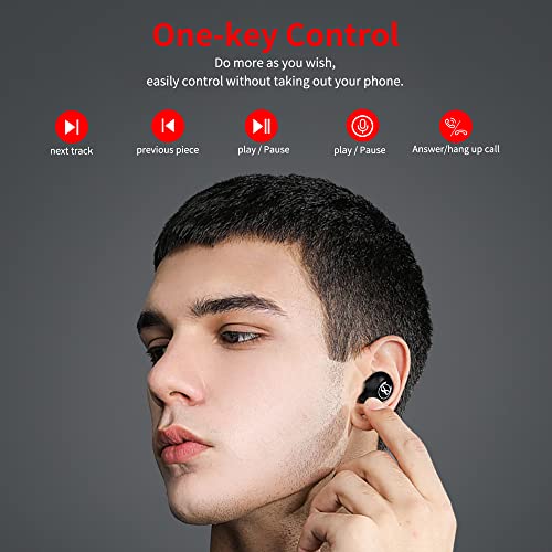 Togetface Bluetooth Headphones Wireless Earbuds for Kids Boys True Wireless Earphone 35H Playtime Ear Buds with Wireless Charging Case, IPX5 Waterproof Earbuds in Ear Headphones for Work Gym Study