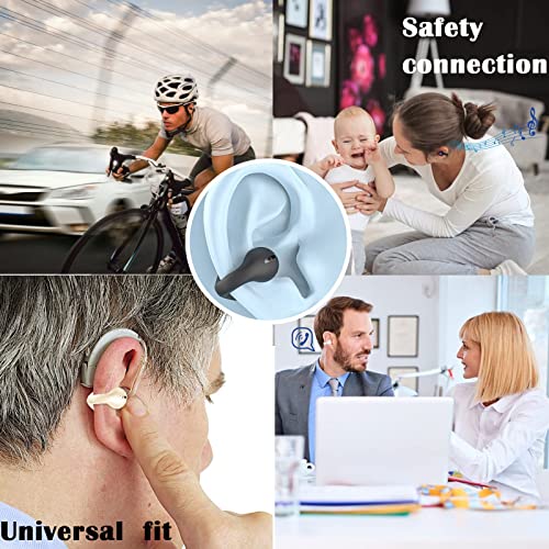 Loluka Wireless Ear Clip Open Ear Bone Conduction Earbuds Head Phones Small Ear Canals Clip On Bone Conduction Head Set Open Ear Headphones Bone Conducting Induction Headphones Earphones Bluetooth