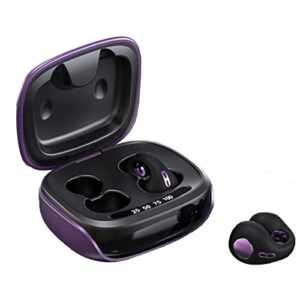 open ear earbuds wireless clip ear bone conduction headphones bluetooth for android iphone, clip-on sport wireless earbuds with earhooks up to 24 hours playtime waterproof outer ear headphones