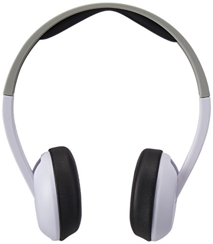 Skullcandy Uproar Bluetooth Wireless On-Ear Headphones with Built-In Microphone and Remote, 10-Hour Rechargeable Battery, Soft Synthetic Leather Ear Pillows for Comfort, White/Gray/Red