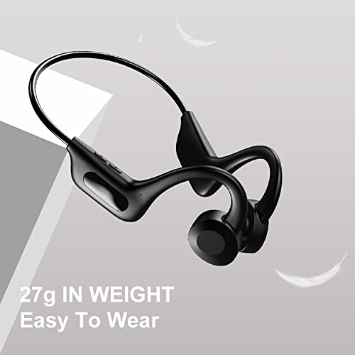 Open Ear Air Conduction Bluetooth Headphone,V5.1Configuration Built-in microphone Wireless Sport Conduction Headphone,Suitable Sports/Office/Outdoor