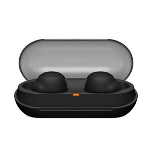 Sony WF-C500 Truly Wireless in-Ear Bluetooth Earbud Headphones (Black) Bundle with Foam and Silicone Earbud Tips (2 Items)