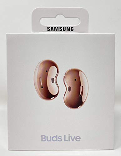 Samsung Galaxy Buds Live, Earbuds w/Active Noise Cancelling (Mystic Bronze) (Renewed)