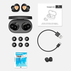 SoundPEATS Truengine 3 SE Wireless Earbuds with Dual Dynamic Drivers, 30 Hours Playtime, Touch Control, Bluetooth Headphones with Dual Mic, Stereo Sound in-Ear Earphones, Compact Charging Case (USB-C)