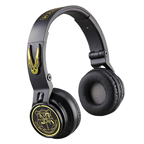 eKids Harry Potter Kids Bluetooth Headphones, Wireless Headphones with Microphone Includes Aux Cord, Volume Reduced Kids Foldable Headphones for School, Home, or Travel