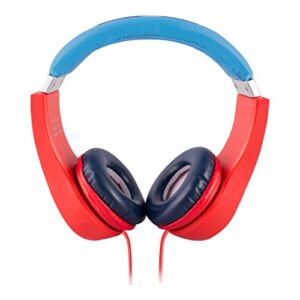 Sakar Kids Safe Over The Ear Headphones, Volume Limiter for Developing Ears, 3.5MM Stereo Jack, Recommended for Ages 3-9