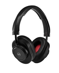 master & dynamic mw65 active noise-cancelling (anc) wireless headphones – bluetooth over-ear headphones with mic, leica -black