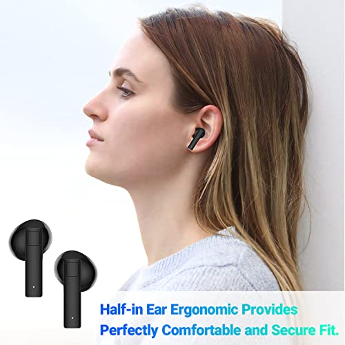 Wireless Earbuds for Galaxy S22 Ultra, HGCXING Noise Cancelling Touch Control Sweatproof True TWS Headphones Bluetooth 5.3 HiFi Stereo Earphone with Mic Headset for iPhone 13 Pro Samsung S21 FE Z Flip