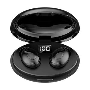 Wireless Earbuds,Bluetooth Headphones with Mic USB-C LED Display Charging Case, IPX6 Waterproof Wireless Earphones,HiFi Stereo Deep Bass,in-Ear Headset for Sport Work