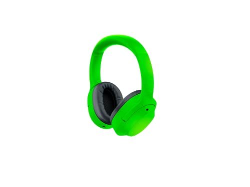 Razer Opus X Wireless Low Latency Headset: Active Noise Cancellation (ANC) - Bluetooth 5.0-60ms Low Latency - Customed-Tuned 40mm Drivers - Built-in Microphones - Green