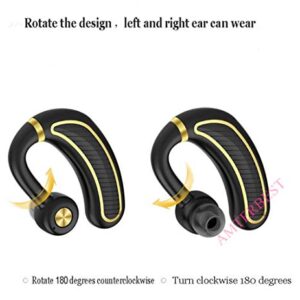 Bluetooth Headset,Wireless Bluetooth 4.1 Business Headphone Earphone 300mAh Super Long Standby Earpiece with Mic,Sweatproof,Noise Reduction,Mute Switch for Cell Phone, Skype, Truck Driver,Office,Sport