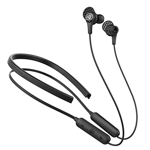 JLab Epic Executive Wireless Active Noise Canceling Earbuds | Bluetooth 4.1 | 11-Hour Battery Life | Universal Music Control | Bluetooth Headphones, Travel Case Included | Black