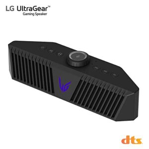 LG Ultragear GP3 - Portable Gaming Speaker with DTS Headphone:X, Voice Chat, Up to 6 Hour Battery Life, Bluetooth, USB Type-C Connection