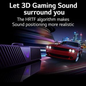 LG Ultragear GP3 - Portable Gaming Speaker with DTS Headphone:X, Voice Chat, Up to 6 Hour Battery Life, Bluetooth, USB Type-C Connection