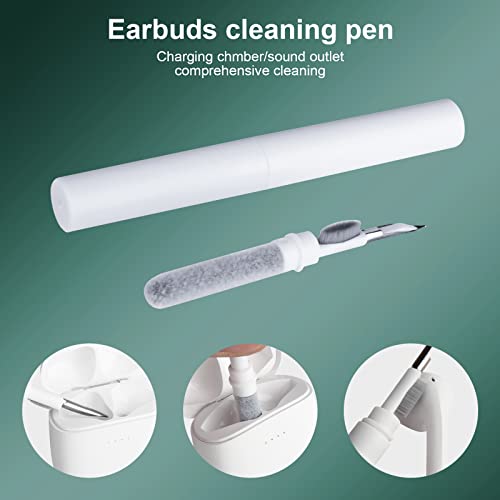 Cleaner Kit for AirPod Pro 1 2 3, AMEAMI Earbud Cleaning Pen Tool for iPhone Samsung Lego Huawei MI Wireless Headphone (White)