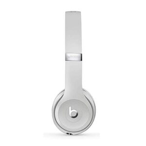 Beats Solo³ Wireless On-Ear Headphones - Apple W1 Chip - Satin Silver with AppleCare+ Bundle