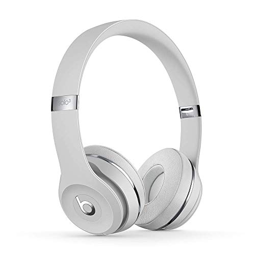 Beats Solo³ Wireless On-Ear Headphones - Apple W1 Chip - Satin Silver with AppleCare+ Bundle