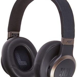 JBL Live 650BTNC, Black - Wireless Over-Ear Bluetooth Headphones - Up to 20 Hours of Noise-Cancelling Streaming - Includes Multi-Point Connection & Voice Assistant (Renewed)