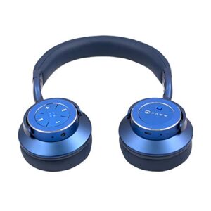 Paww WaveSound 3 Bluetooth Headphones – Active Noise Cancelling Headphones / 16-Hour Battery Life with Precision-Engineered Sound/Foldable Travel Headphones & Over-Ear Headphones (Blue)