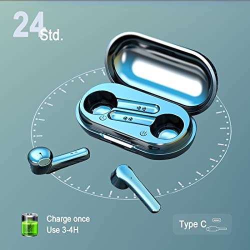 TOMPOL Wireless Earbuds, Bluetooth Earbuds Touch Control Stereo Sound Bluetooth Headphones with Mic, 30H Playtime IPX7 Waterproof Wireless Ear Buds with Type C Charging Case for iPhone Android iOS