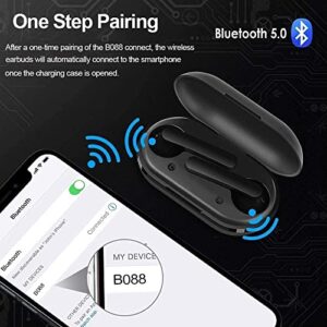 TOMPOL Wireless Earbuds, Bluetooth Earbuds Touch Control Stereo Sound Bluetooth Headphones with Mic, 30H Playtime IPX7 Waterproof Wireless Ear Buds with Type C Charging Case for iPhone Android iOS