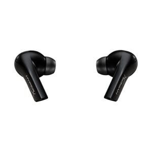hyperx cloud mix buds – true wireless earbuds, low latency 2.4ghz gaming mode, bluetooth compatible, long-lasting battery, 12mm drivers, 3 silicone ear tip sizes, dts headphone:x