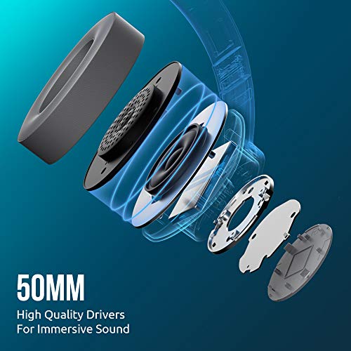 ELEHOT Direct Bluetooth Over-Ear Headphone Wireless Audio Touch Control Foldable and Built-in Microphone