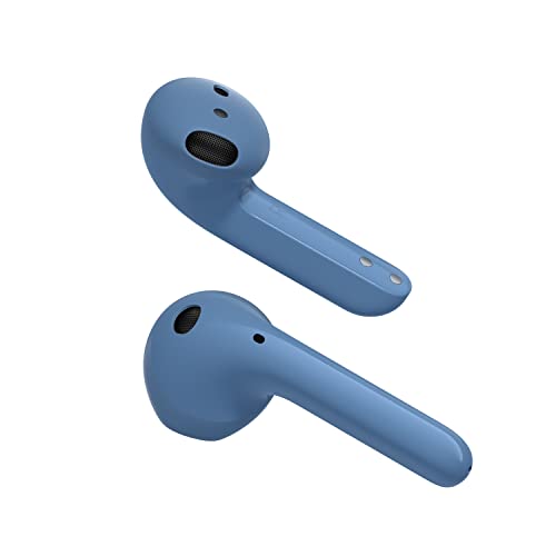 STUDIO NOD Earbuds, FREENOD True Wireless Earbuds for iPhone, Earbud in-Ear Headphones - Studionod Pure Bass Sound, Bluetooth, Wireless Calls, Music, Background Noise Cancellation During Calls, Blue