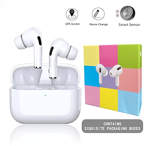 Kingsann Wireless Bluetooth 5.0 Earbuds with Built-in mic Noise Cancelling Headset IPX5 Water Proof for iPhones and Andriod