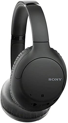 Sony Noise Cancelling Headphones - Wireless Bluetooth Over The Ear Headset with Mic for Phone-Call and Alexa Voice Control – Black + NeeGo 3.5mm Headphone Extension Cable, 10ft