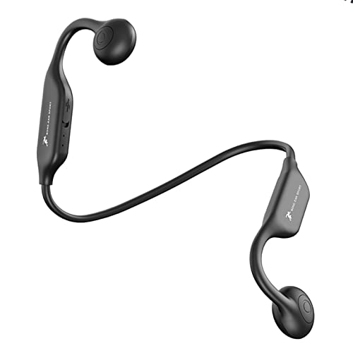 ZRUHIG Bone Conduction Headphones, Open Ear Bluetooth Headphones-Built in Mic Wireless Bluetooth 5.2 Sport Headset IP67 Sweat Resistant for Running,Bicycling,Hiking,Driving,Workouts