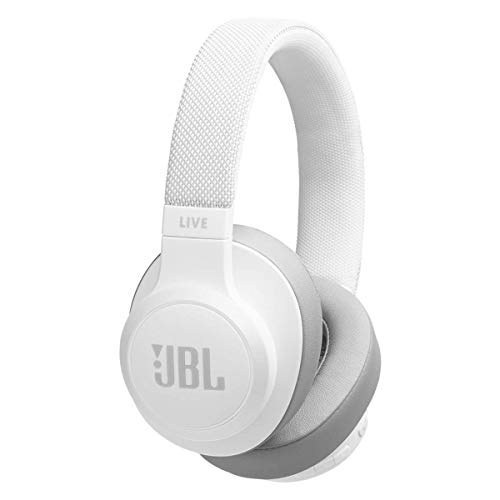 JBL LIVE 500BT - Around-Ear Wireless Headphone - White (Renewed)