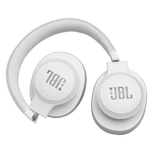 JBL LIVE 500BT - Around-Ear Wireless Headphone - White (Renewed)