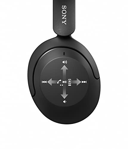 Sony WH-XB910N EXTRA BASS Noise Cancelling Headphones, Wireless Bluetooth Over the Ear Headset with Microphone and Alexa Voice Control, Black