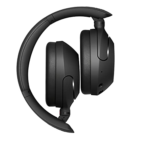 Sony WH-XB910N EXTRA BASS Noise Cancelling Headphones, Wireless Bluetooth Over the Ear Headset with Microphone and Alexa Voice Control, Black