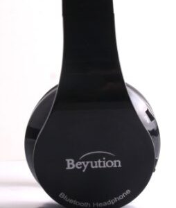 Beyution New Black Color Smart Stereo Hi-Fi Wireless Bluetooth Headphone-for All Tablet MID, Smart Cell Phone and All Bluetooth Device-with Retail Package, Best Gift!