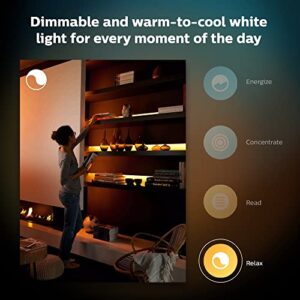 Philips Hue Lightstrip Plus Bundle (2m/6ft Base Kit with Plug and 1m/3ft Extension), Compatible with Alexa, Apple Homekit and Google Assistant, Bluetooth Compatible, Single Color Effect