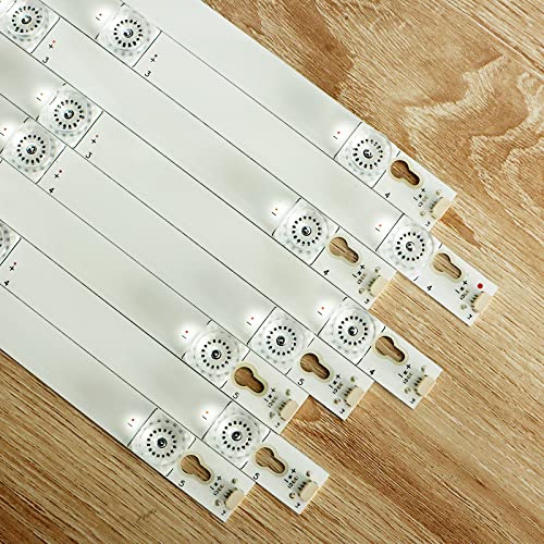 8 Pcs Full TOT_55D2900 LED Backlight Strips Set 55D2900 A-1 55D2900 B-1 for TCL TVs 55S405 55S403 55S401 D55A810 55US57 JL.D55051330-004ES-M 4C-LB5505 55S405TEAA 55S405TBCA 55S405TMAA 55S405LAAA