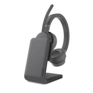 Lenovo Go - Wireless ANC Headset - Bluetooth Headset - Active Noise Cancelling - Rotatable Boom Mic - Microsoft Teams Certified