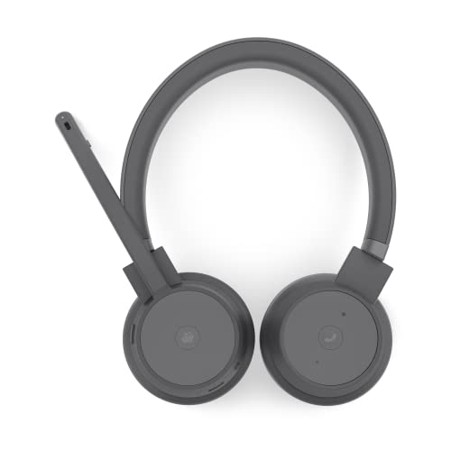 Lenovo Go - Wireless ANC Headset - Bluetooth Headset - Active Noise Cancelling - Rotatable Boom Mic - Microsoft Teams Certified