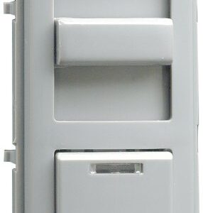 Leviton IP710-DLZ IllumaTech Slide Dimmer for LED 0-10V Power Supplies, 1200VA, 10A LED, 120/277 VAC, White w/Color Change Kits Included & IPKIT-G GY CLR Conv KIT Slider/Push BTN