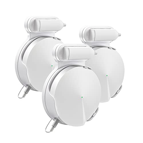 BANGCHEER Wi-Fi Wall Mount, Cable and Power Line Storage Boxes for TP-Link Deco M5, Suitable for Sorting Home Wi-Fi Routers, Wall Mounts That are Easy to be Installed on The Celling (White-3Pack)