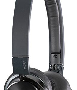 AKG Y45BT Black Mini On-Ear Wireless Bluetooth Headphone with NFC and By-Pass Cable, Black