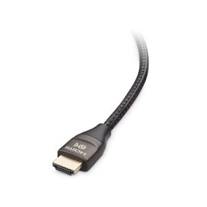 Cable Matters Premium Braided 48Gbps Ultra HD 8K HDMI Cable 6.6 ft / 2m with 8K @120Hz, 4K @240Hz and HDR Support for PS5, Xbox Series X/S, RTX3080 / 3090, RX 6800/6900, Apple TV and More in Black