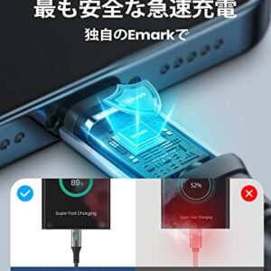 USB C Cable, INIU 100W PD 5A QC Fast Charging USB C to USB C Cable, Nylon Braided Type C Data Cord USB-C Phone Charger for Samsung S21 Note 10 iPad Pro MacBook Tablets LG Google etc.