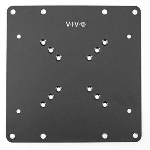 vivo steel vesa tv and monitor mount adapter plate bracket for screens 23 to 42 inches, conversion kit for vesa up to 200x200mm, mount-ad2x2