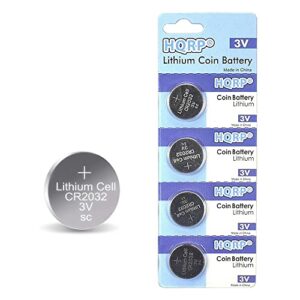 hqrp 4-pack lithium battery compatible with bose acoustic wave ii music system remote control