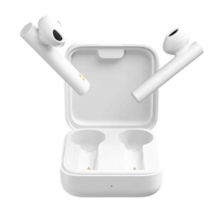 xiaomi true wireless earphones 2 basic the new headphones have a longer battery life. with excellent sound quality, easy to adjust. white (international edition), mi true wireless earphones 2 basic